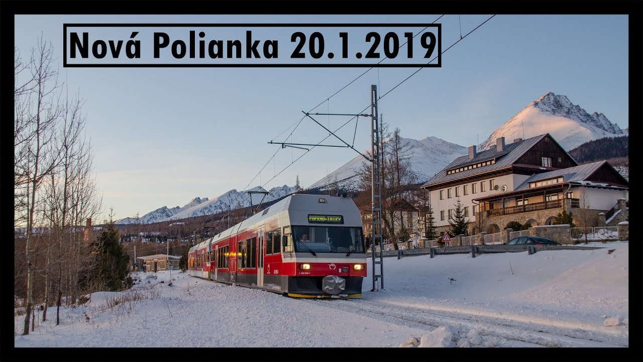 Vlaky Nová Polianka 20.1.2019