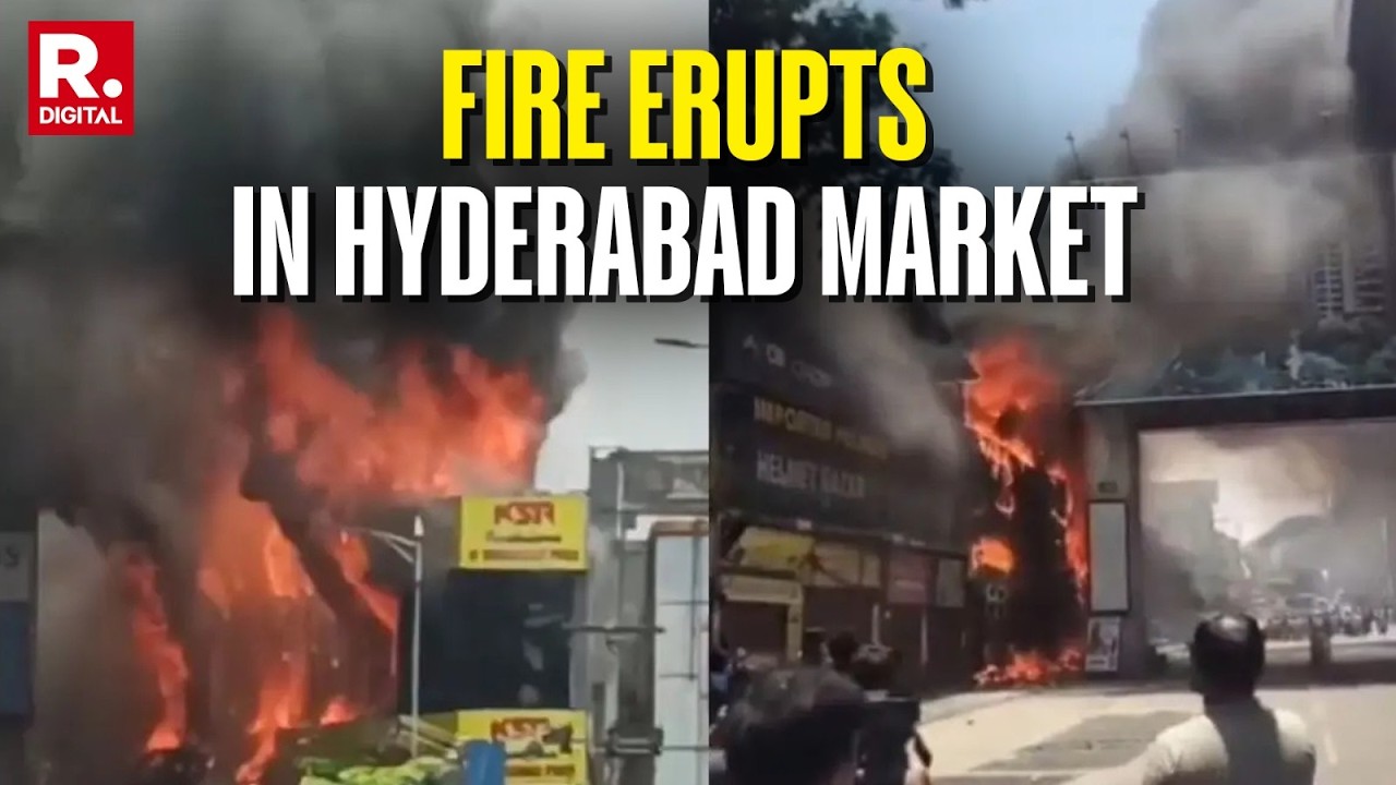 BREAKING: Massive Fire Erupts At Shopping Complex In Hyderabad&rsquo;s Ameerpet, No Casualties Reported