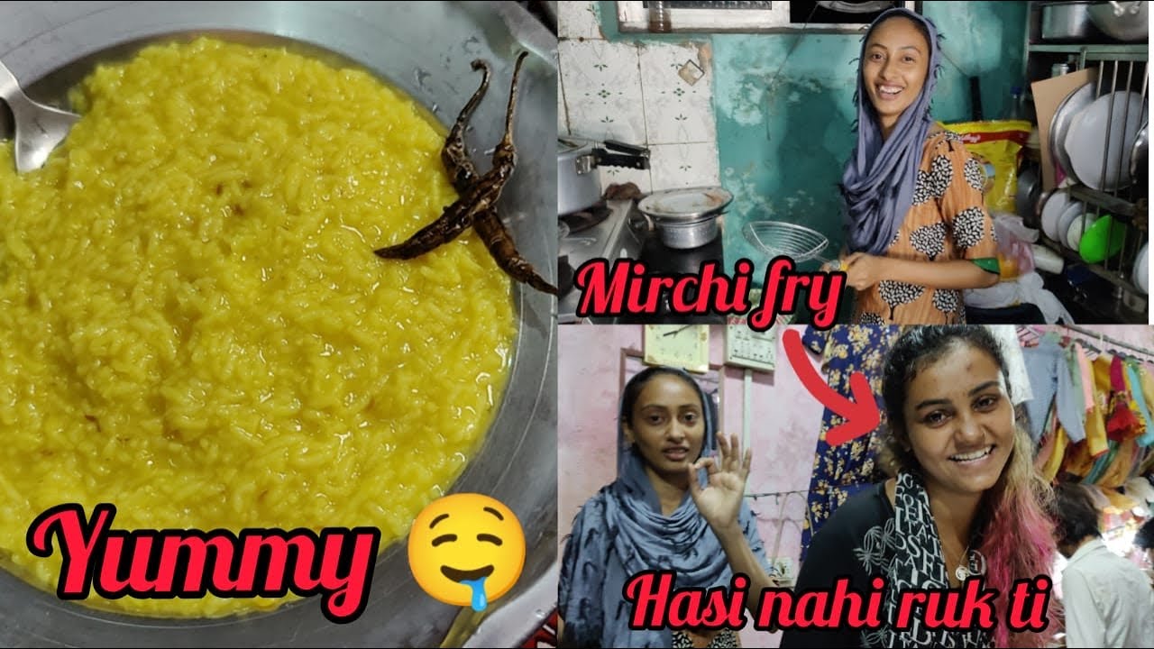 Aasifa ne banaya patli khichadi aur mirchi 🌶 fry Shabnam ki Hasi nahi rukti🤣 Shafique Aasifa Vlogs