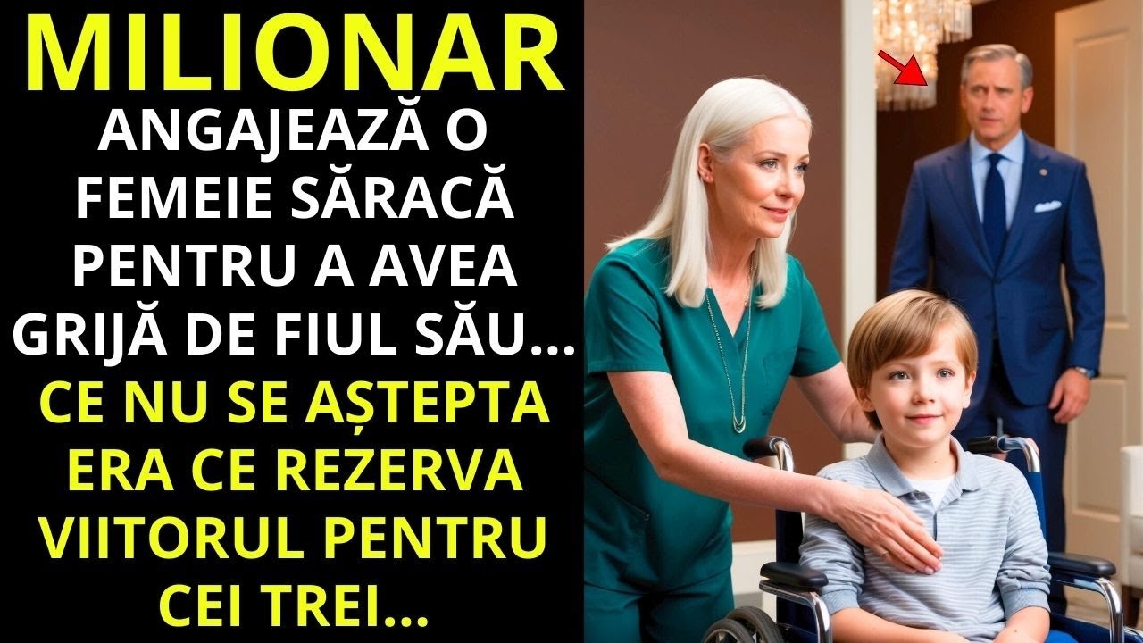 MILIONAR A ANGAJAT O FEMEIE SĂRACĂ SĂ AIBĂ GRIJĂ DE FIUL SĂU BOLNAV, DAR...