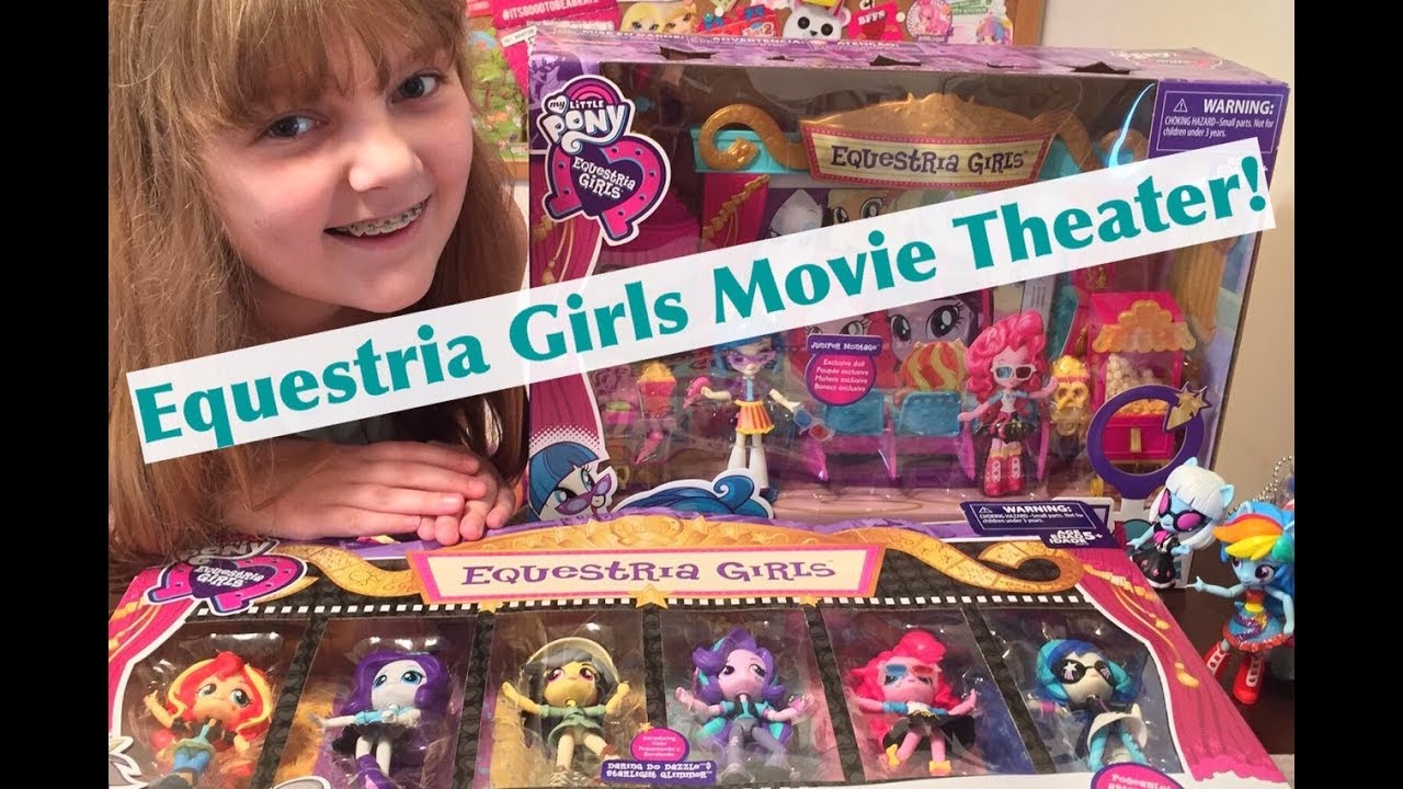 NEW 2017 MLP My Little Pony Equestria Girls Minis Movie Theatre & Dolls Collection Unboxing & Review