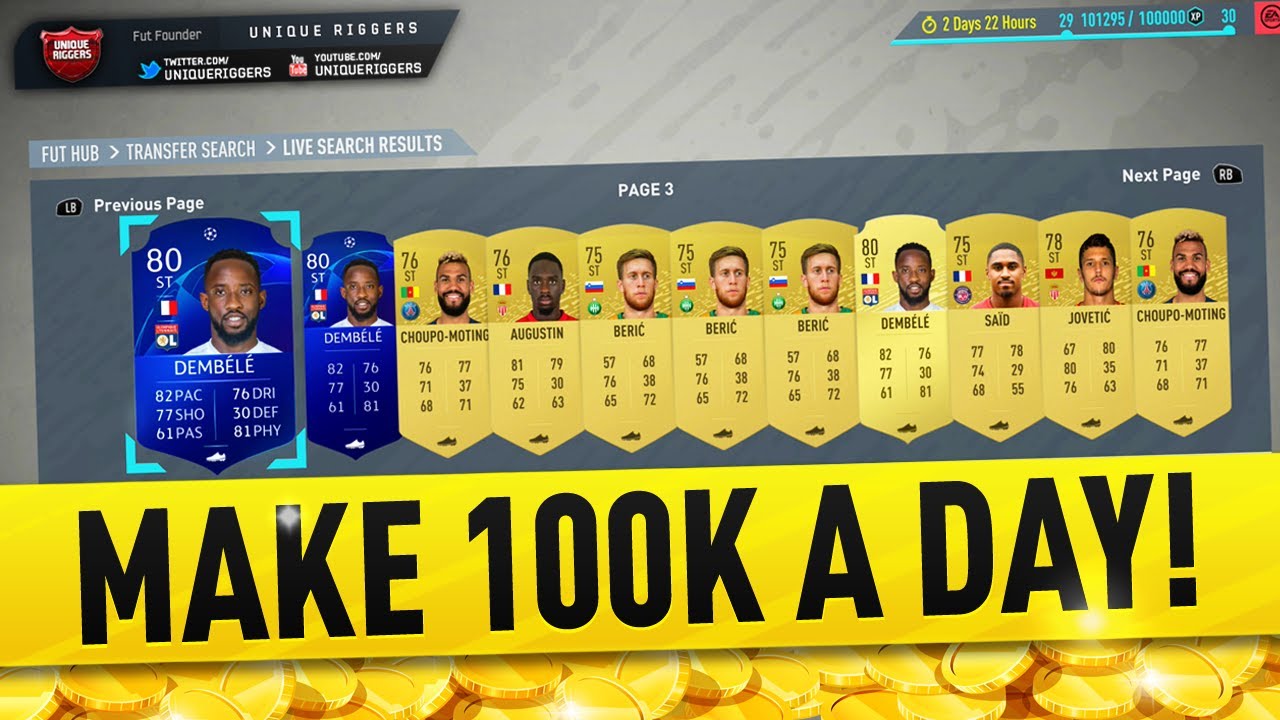 FIFA 20 &mdash; КАК ЗАРАБАТЫВАТЬ 100 ТЫС. МОНЕТ В ДЕНЬ С ЭТИМИ НОВЫМИ ФИЛЬТРАМИ ДЛЯ СНАЙПИНГА!