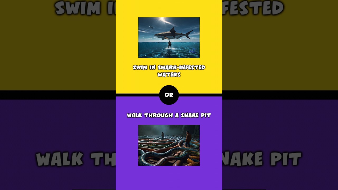 Would You Rather: Fun with Friends#quiz #fun #challenge #choosewisely #choose #