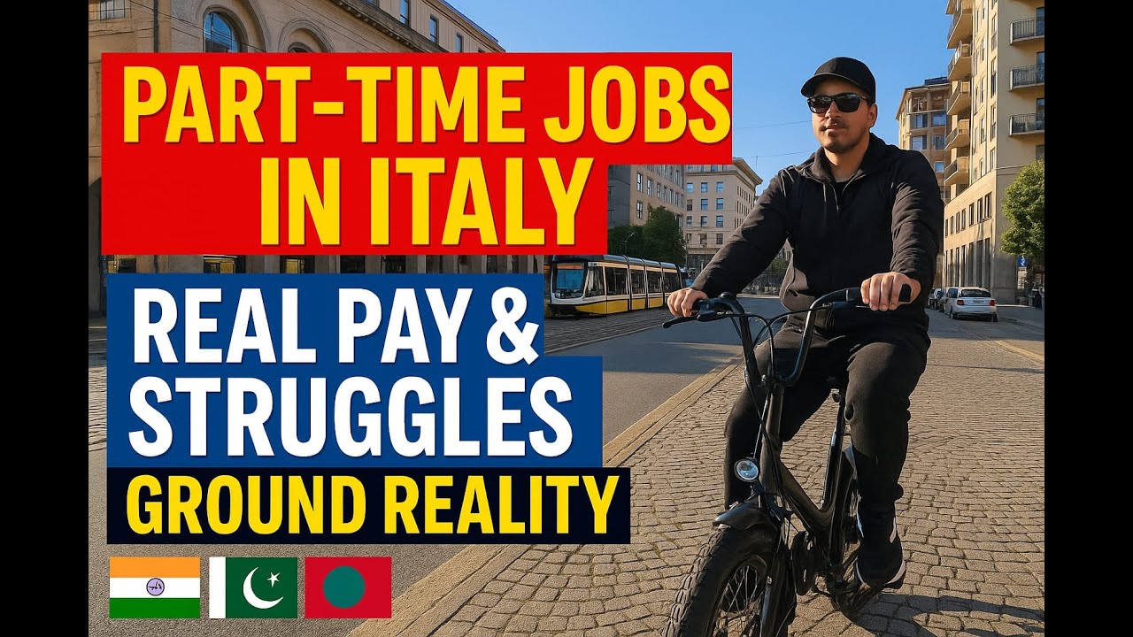 Part-Time Jobs in Italy 🇮🇹 | Real Pay, Challenges & Tips for International Students | 