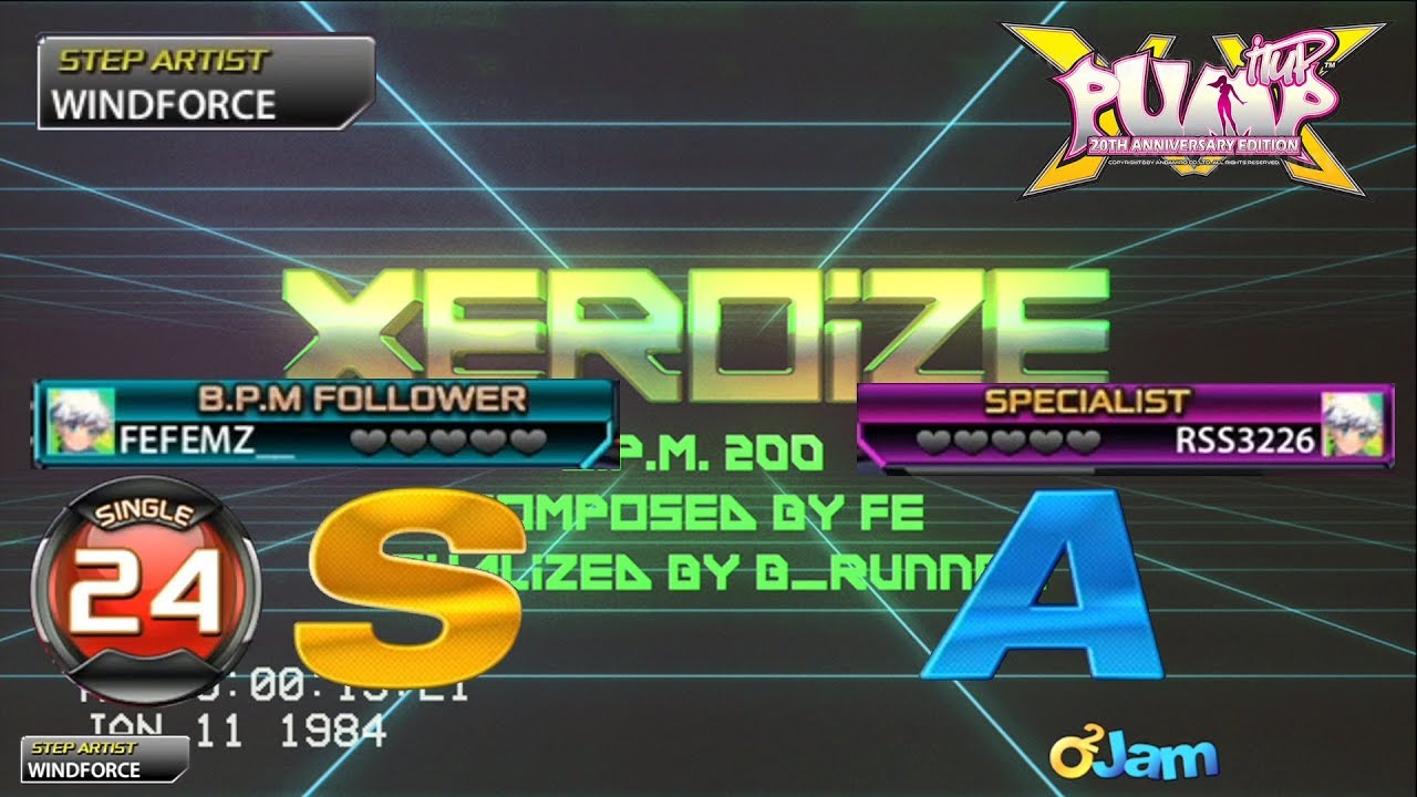 [PIU XX] FEFEMZ vs RSS - Xeroize S24 S(FEFEMZ 2nd try S Grade)