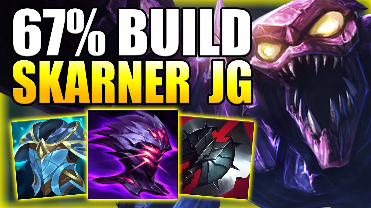 NEW SKARNER JUNGLE BUILD GIVES HIM A 67% WINRATE! - Best Build/Runes S+ Guide - League of Legends