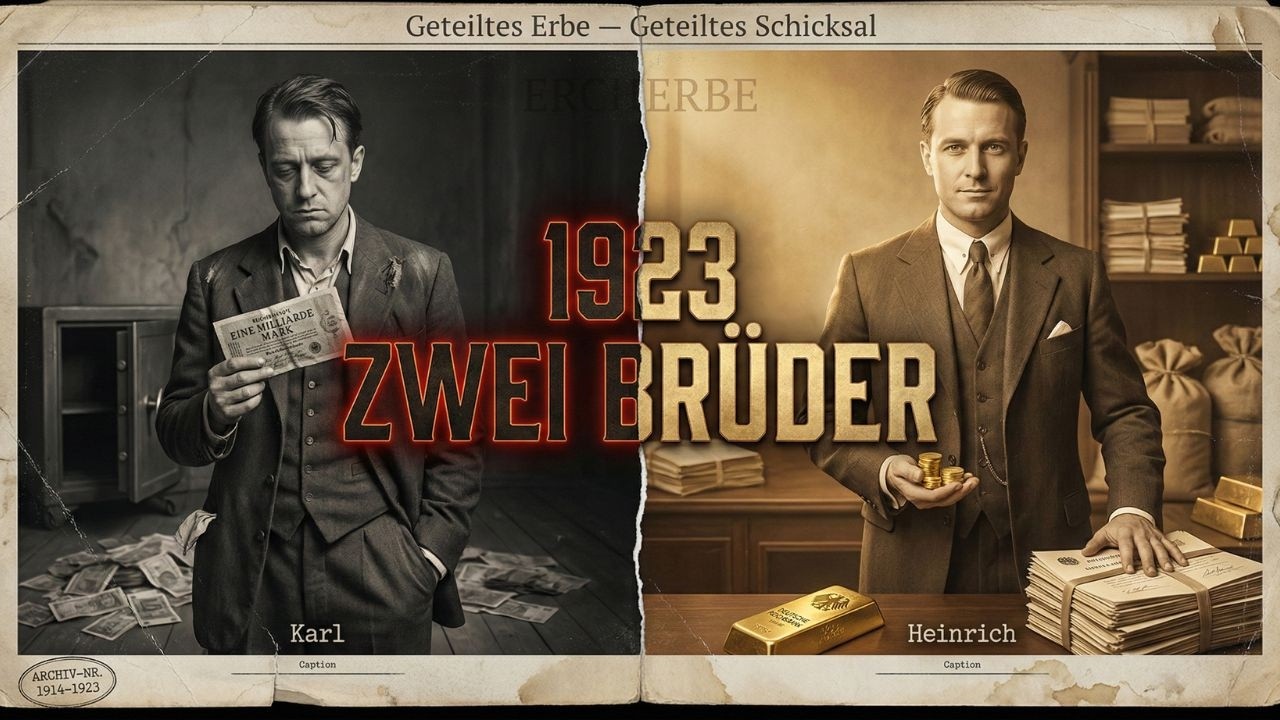 ZWEI BR&Uuml;DER. Beide Erben. Beide gebildet. Einer &Atilde;&oelig;berlebte 1923