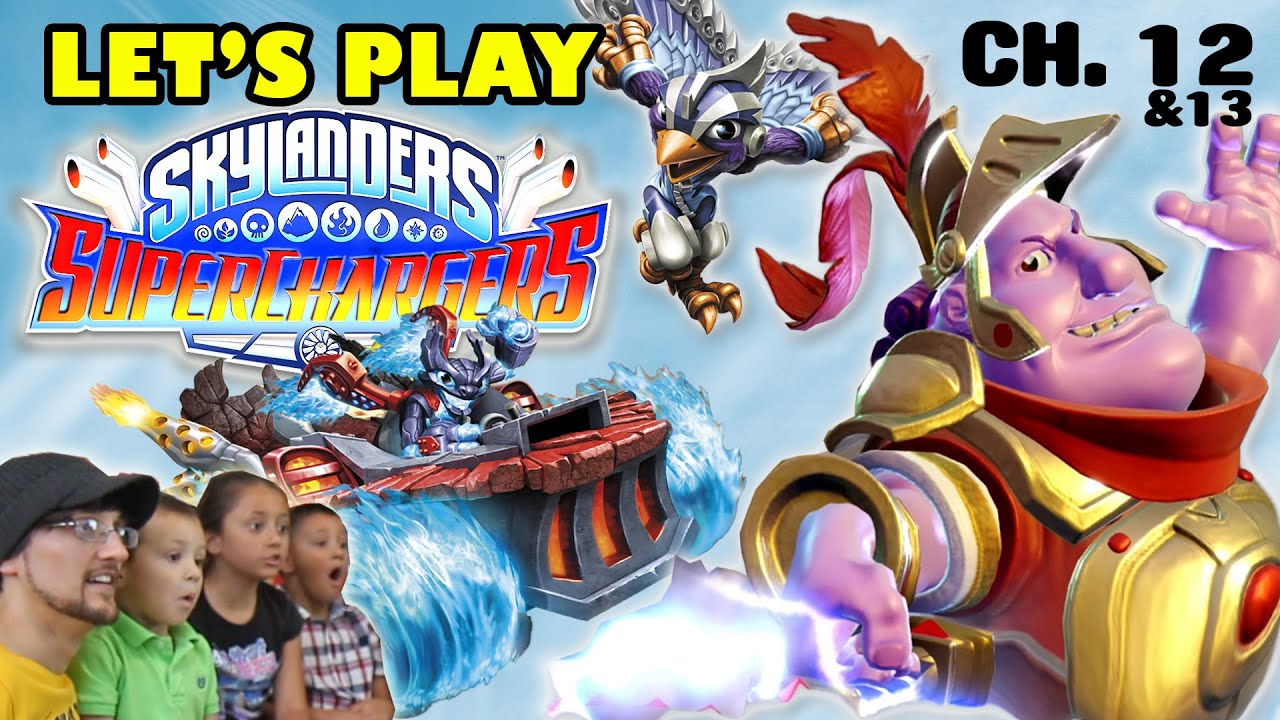 Давайте играть Skylanders нагнетателей: Hot Streak & Stormblade