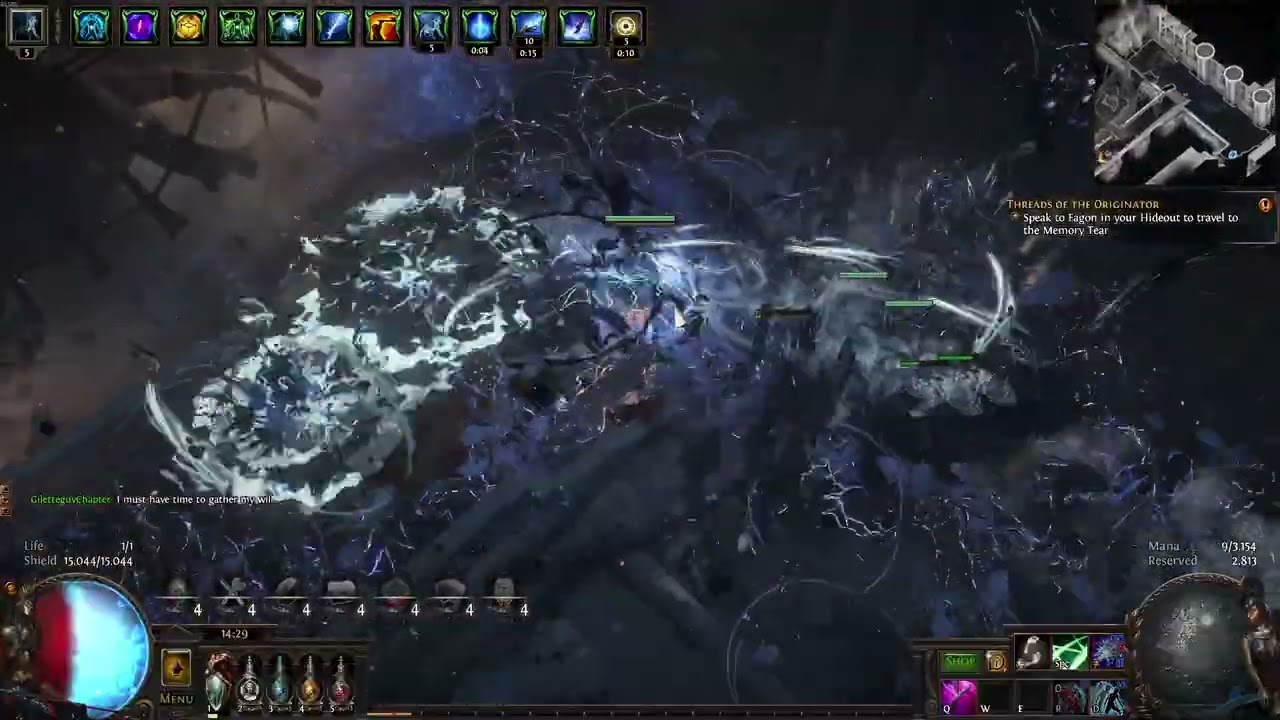 [PoE 3.27] Spark of the Nova Energy Blade Inquisitor - Wave 15 Simulacrum