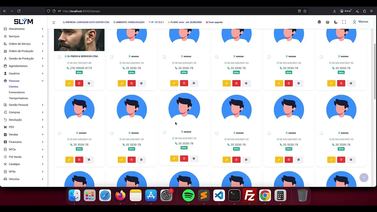 Melhorias na responsividade