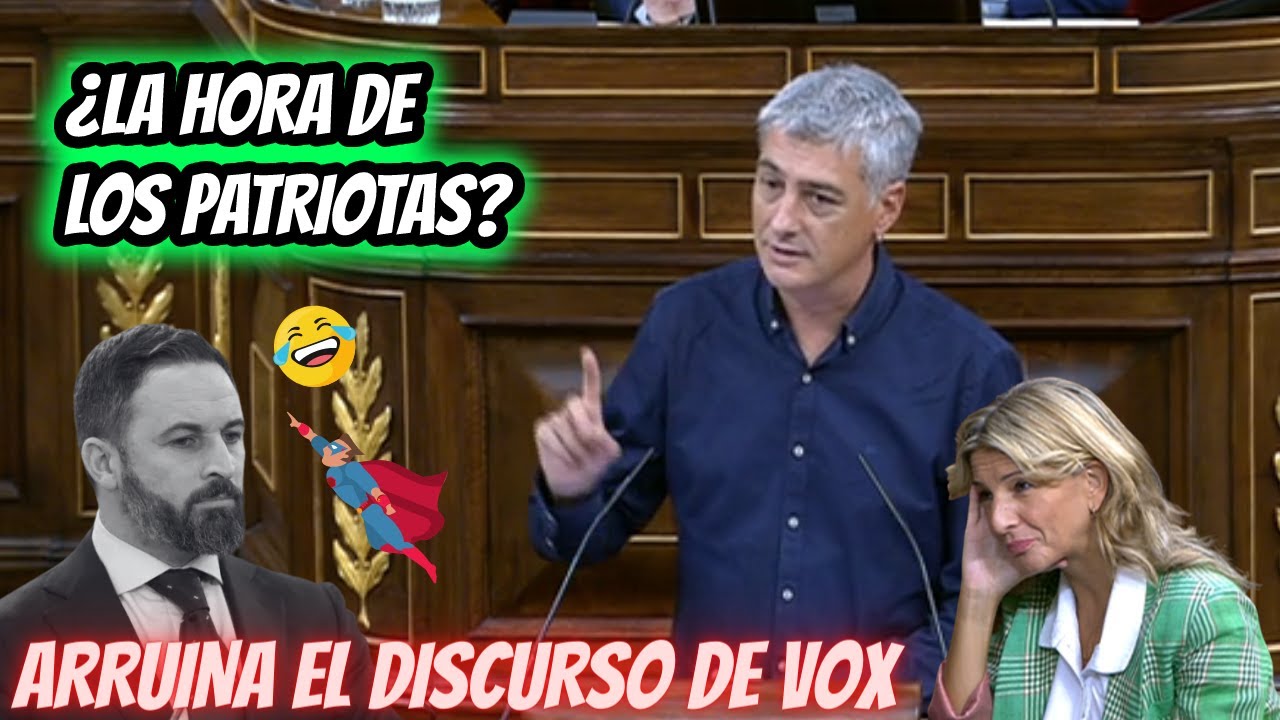¡¡IMPRESIONANTE REPASO!! Oskar Matute manda calentito a casa a VOX 😂👏