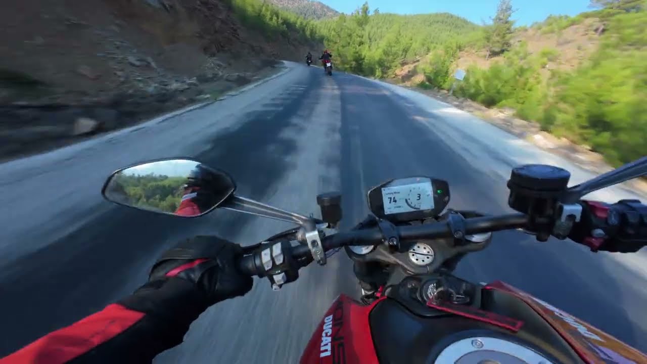 ALADAĞ Gerdibi Virajları (Ducati Monster 937 Saf Ses) - Dji Osmo Action 4