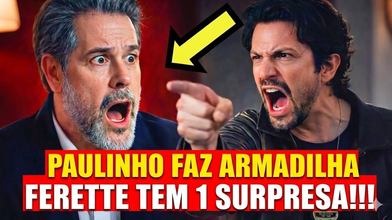 TRÊS GRAÇAS: 10/03 - Paulinho planeja JOGADA MESTRA na saída da DELEGACIA – FERETTE não esperava! 