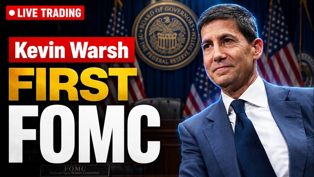 FOMC LIVE: Fed&rsquo;s Kevin Warsh Hawkish Risk? $SPCX Key Support | Live Trading Stock Market Today