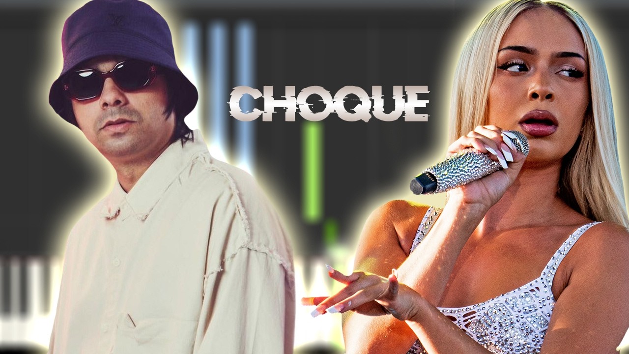 Bad Gyal, Chencho Corleone - Choque | Piano Tutorial / Partitura / MIDI