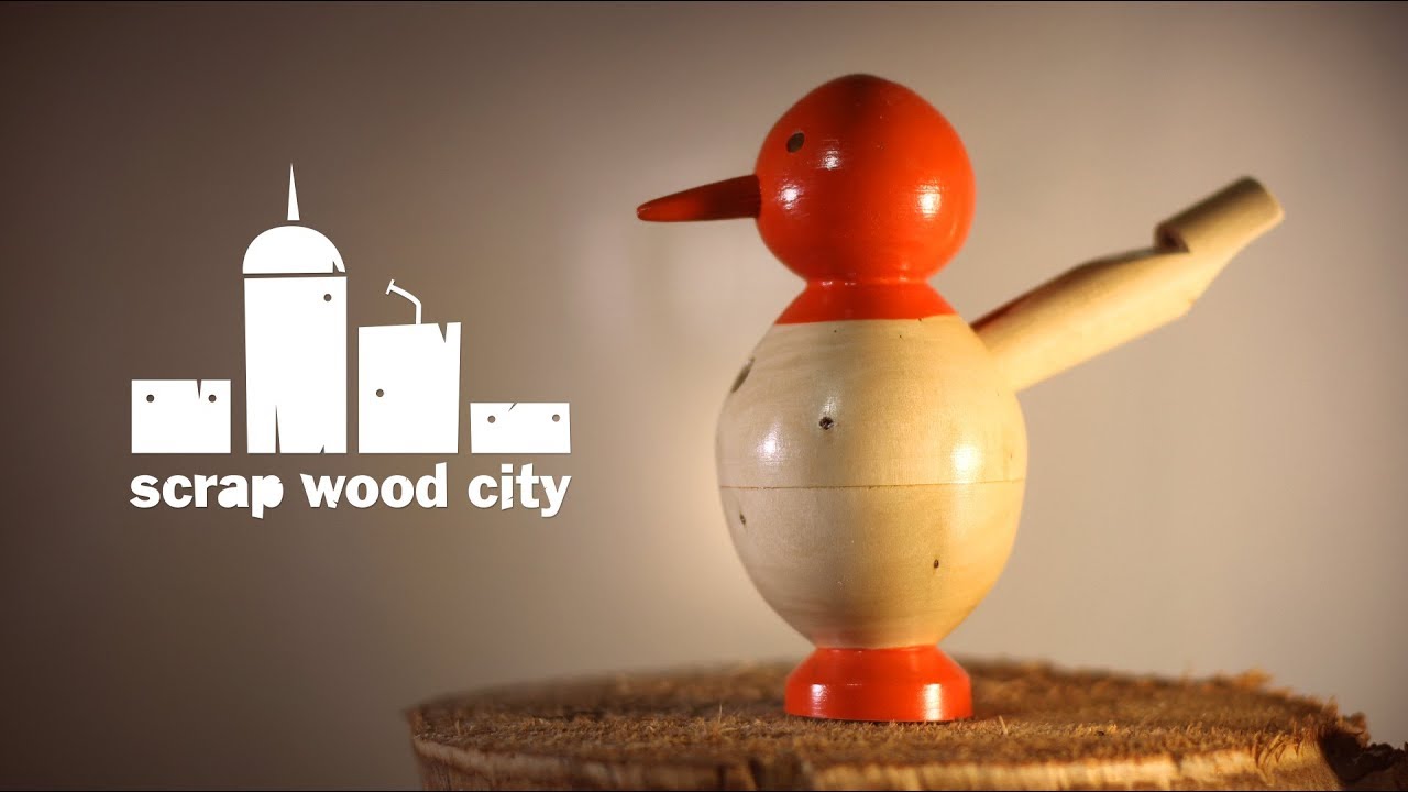 How to make a toy bird whistle on the wood lathe
