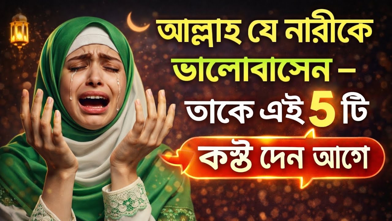 আল্লাহ যে নারীকে ভালোবাসেন — তাকে এই ৫টি কষ্ট দেন আগে
