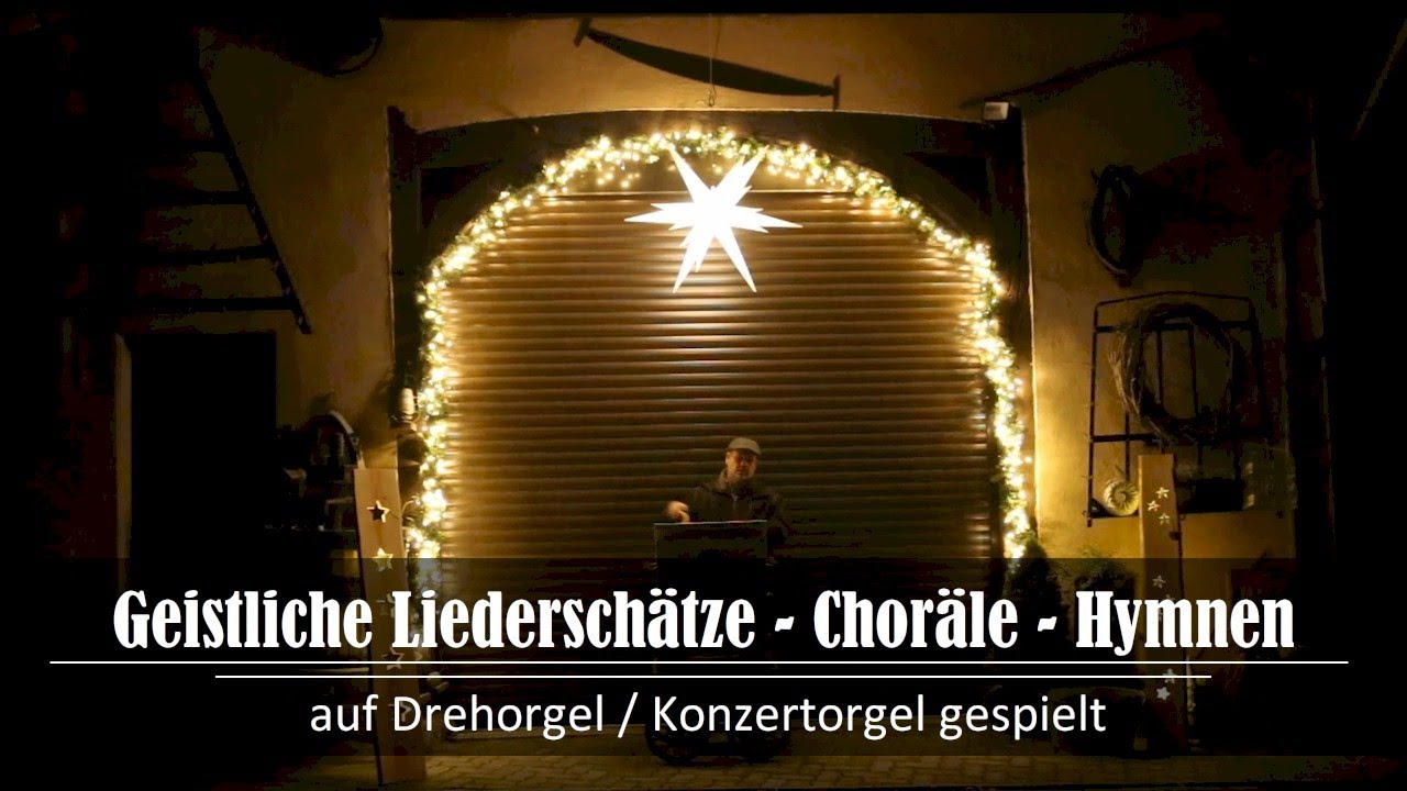 Bekannte schöne Internationale Weihnachtslieder - Potpourri II - Drehorgel