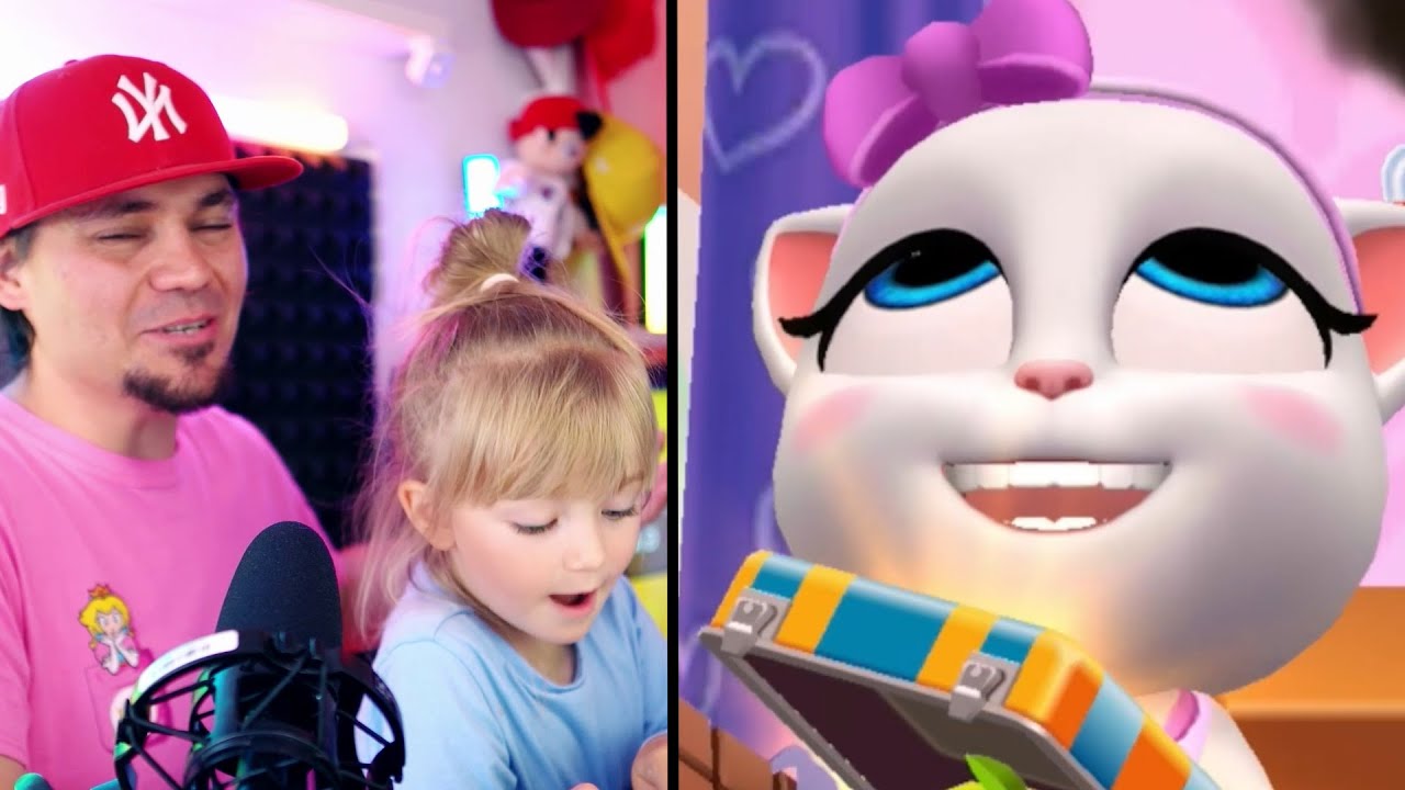 Moja córka karmi TALKING ANGELE! 😂 Talking Tom And Friends 18.0