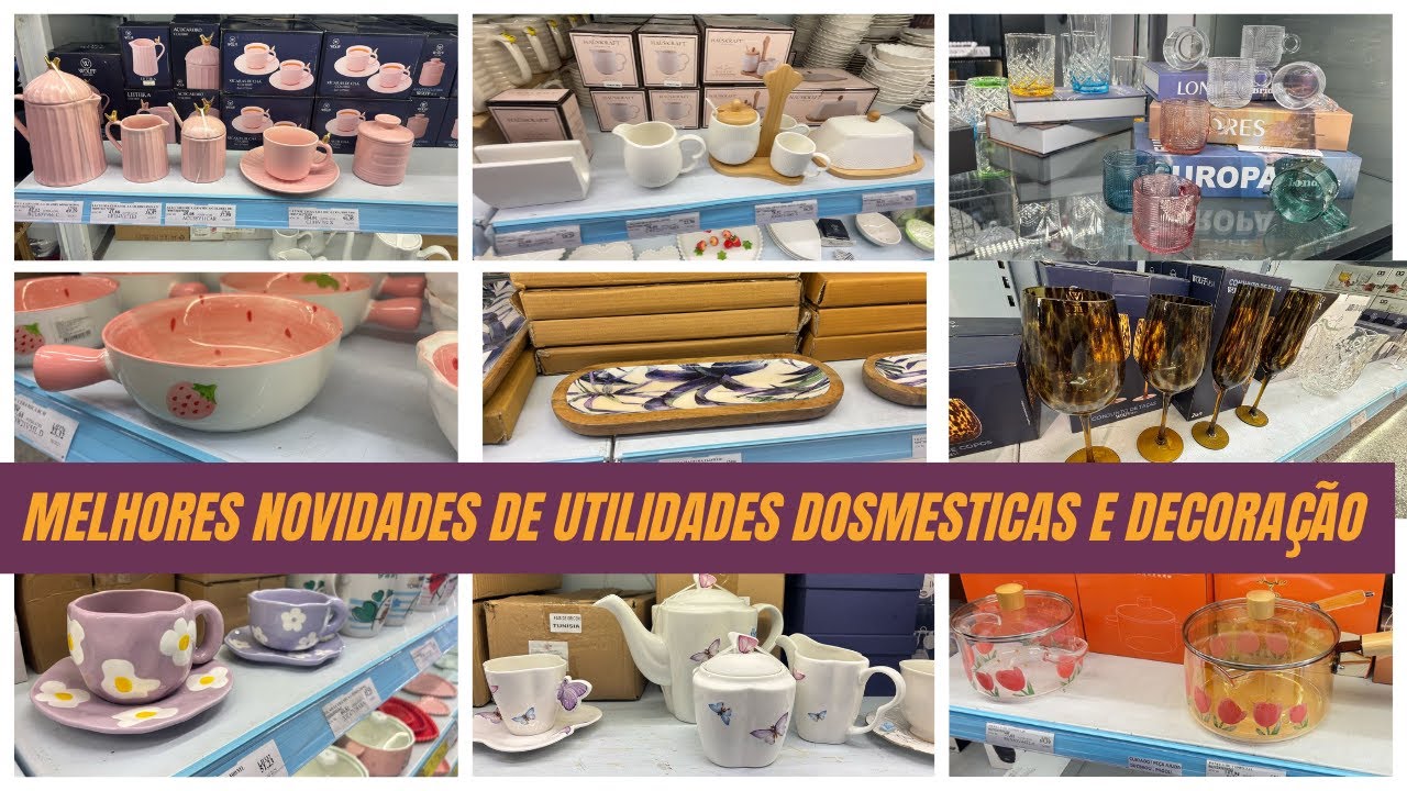 🏡 NOVIDADES DE UTILIDADES DOMESTICOS E DECORAÇÃO EM UMA DAS MELHORES LOJAS DO BRÁS