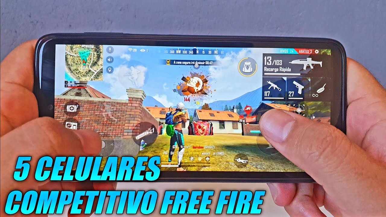 5 CELULARES CUSTO BENEFÍCIO PARA O COMPETITIVO DE FREE FIRE