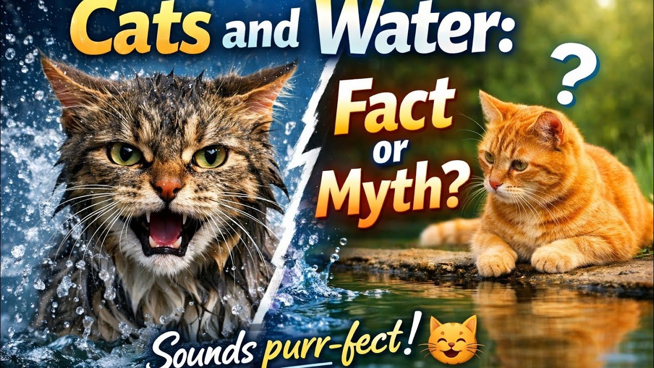 Do cats REALLY Hate Water? 