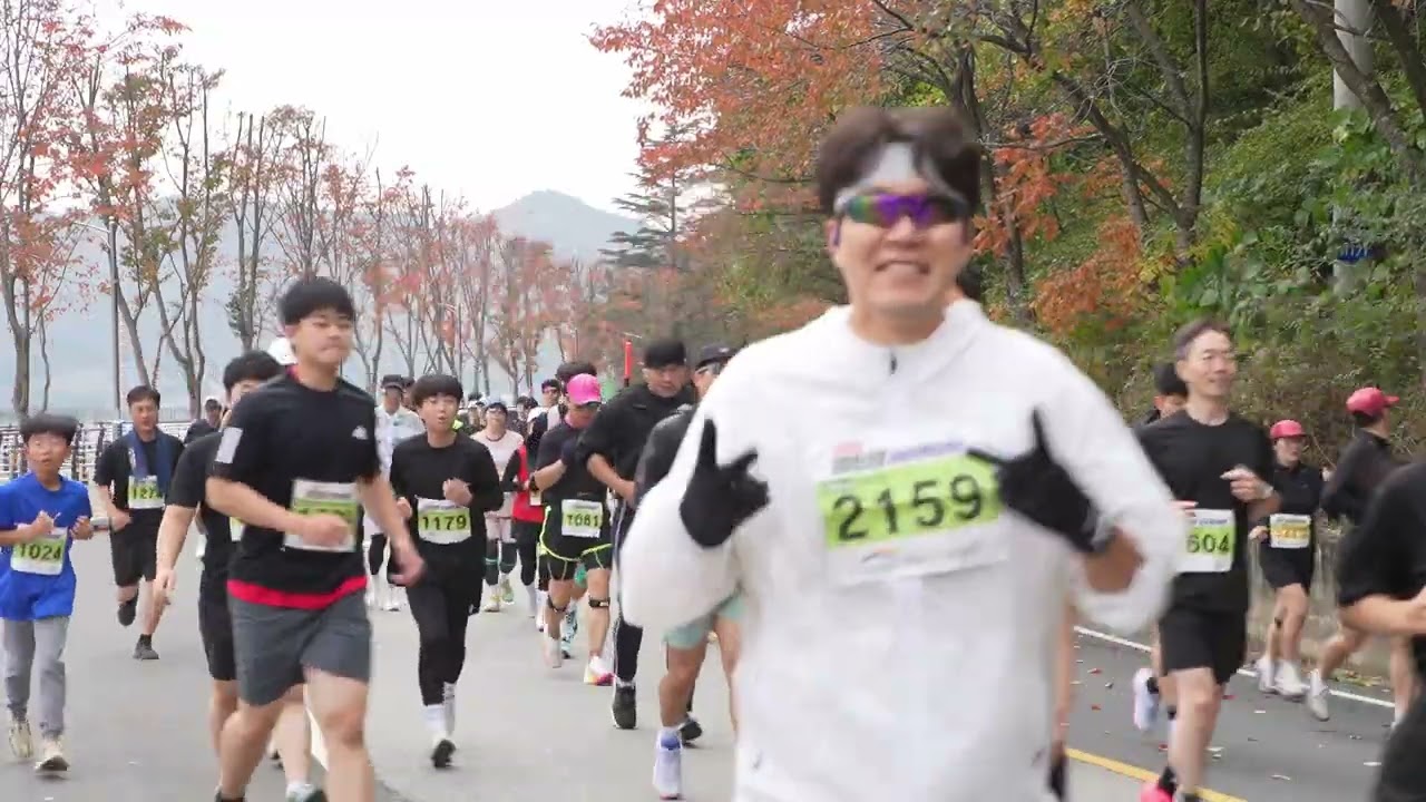 2025 영천댐마라톤 Part 1/출발 후  1km 지점