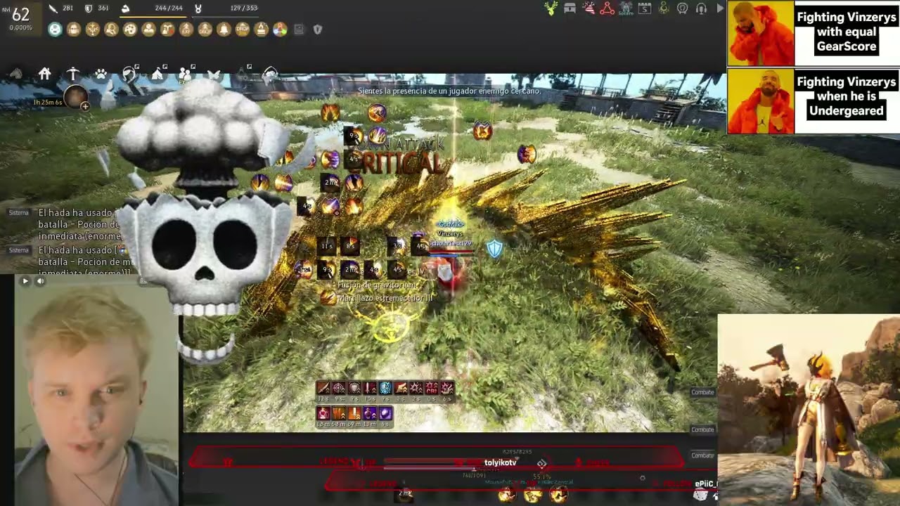 ☠️10-5 Scholar VS Awak Ranger TRIALS EQUAL GEAR PVP PreyK7 NoMeta #mmorpg #gameplay