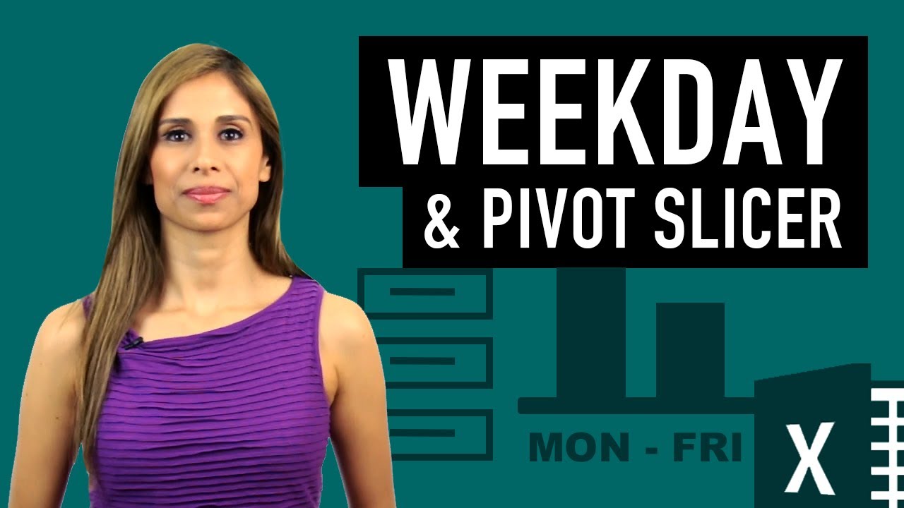 Excel Pivot Chart with Slicers for Months to Show Values by Weekday Names