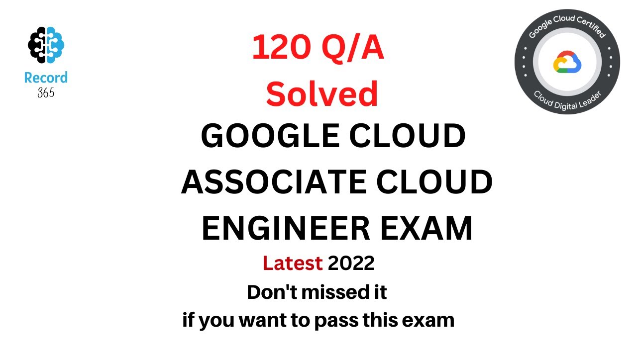 Google Associate Cloud Engineer Exam | 120 Real Practice Question Answer | Dumps | Latest 2023 | ACE