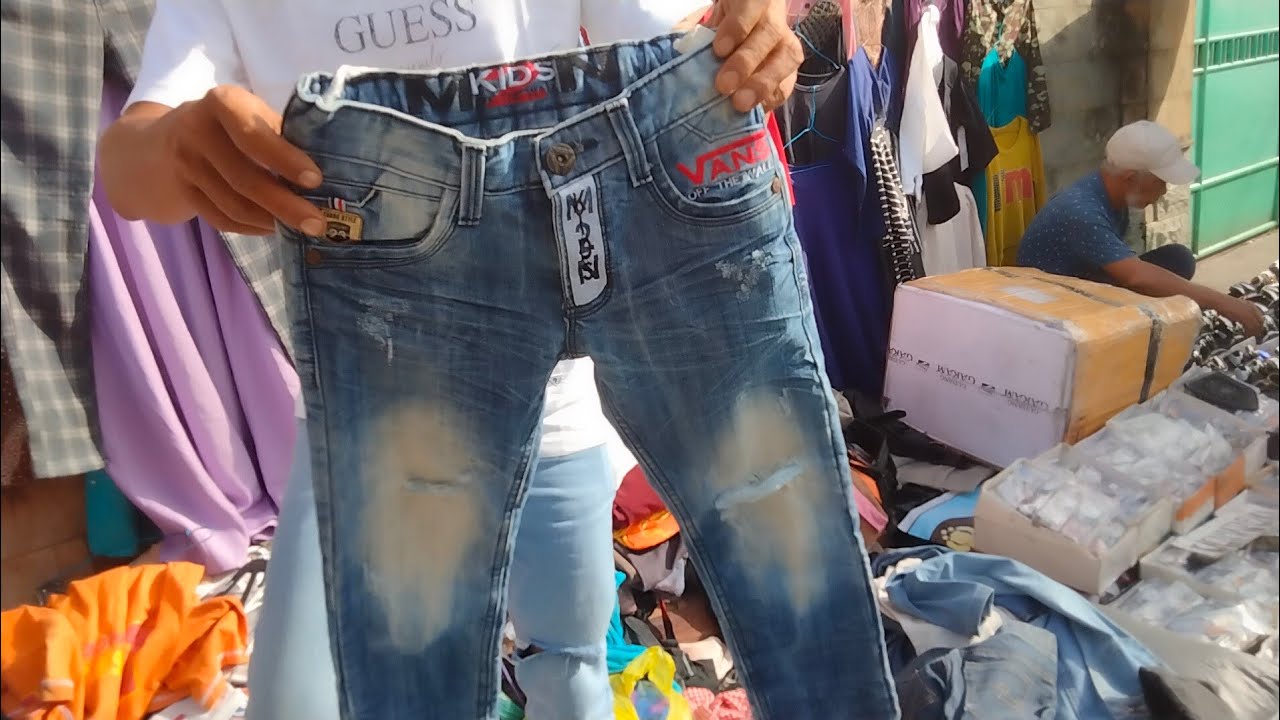 OBRAL MURAH 10 RIBU‼️CELANA LEVIS SEHARGA MIE AYAM🍜🍜‼️‼️BATIK,KAOS  PASAR LOAK JATINEGARA PAK AGUNG