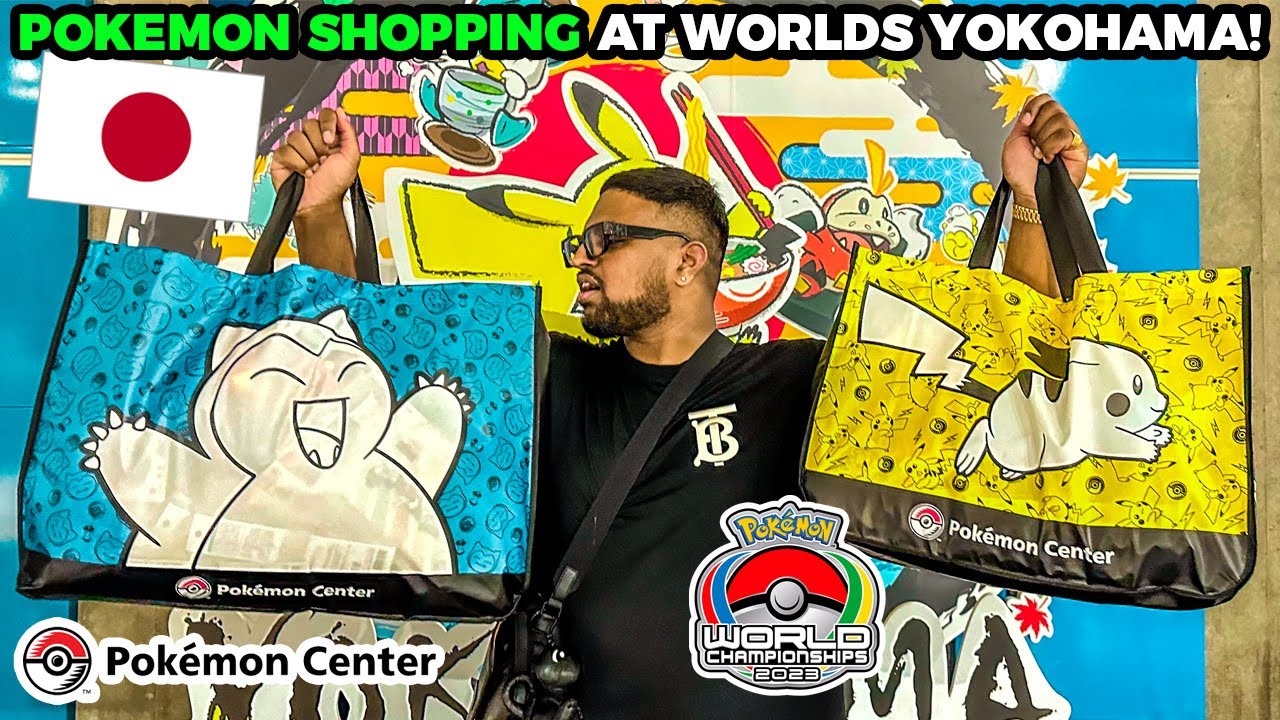 Pokemon Shopping At Pokemon Center World Championships 2023 Yokohama, Japan!