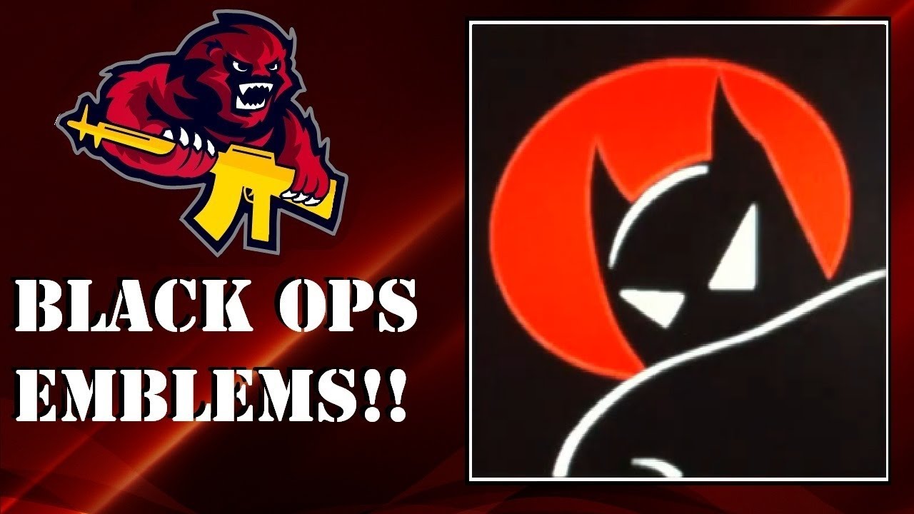 COD Black Ops - Best Batman Emblem Tutorial (DC Comics)
