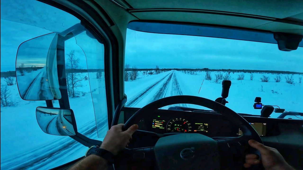 Across Finland 🙂 Longest trip this year-4200km Part 13 POV Truck Driving Norway 4K60 Volvo FH540