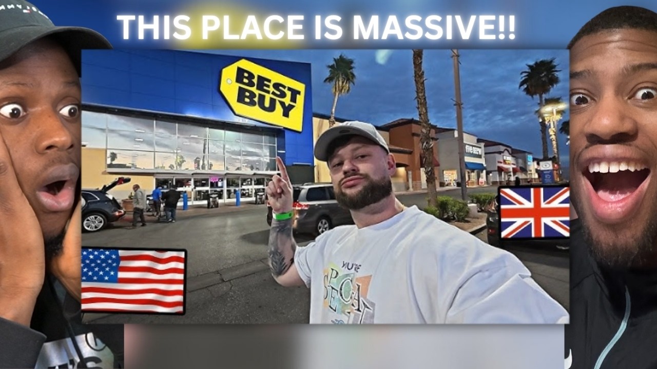 🇬🇧BRITS REACTS TO - British Guy Visits Best Buy in America for the First Time!