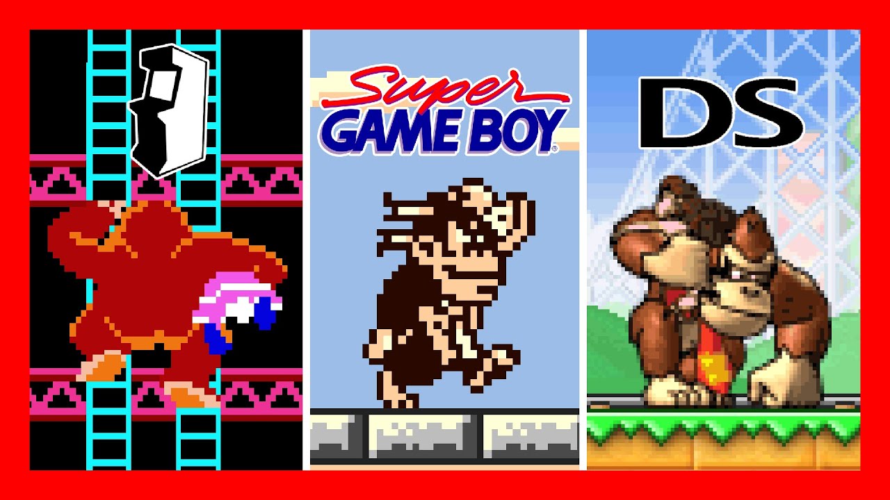 Evolution of Donkey Kong Kidnapping Pauline 💃🏻🦍 From Arcade to Nintendo 3DS