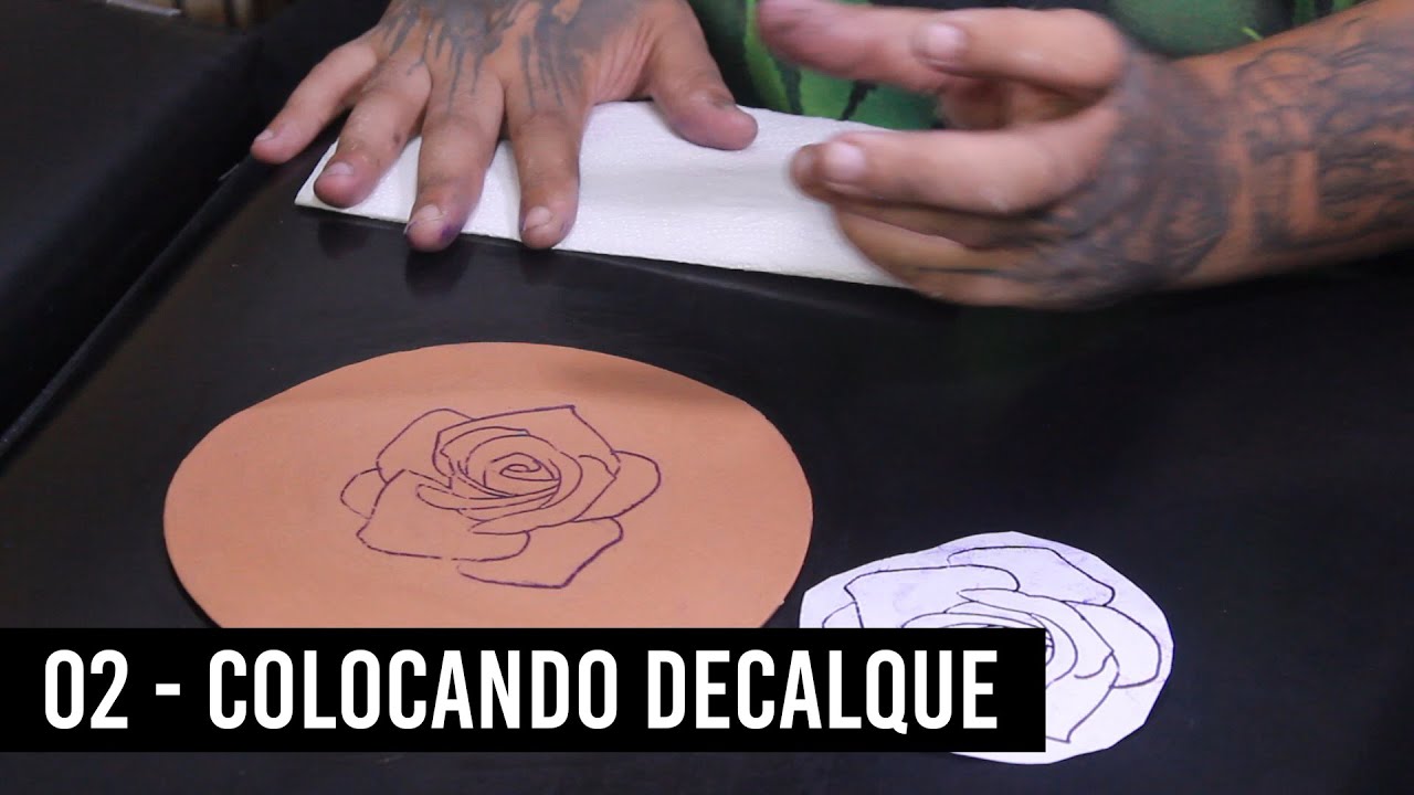 Curso Completo de Tatuagem - Módulo 6 - 02 Colocando decalque
