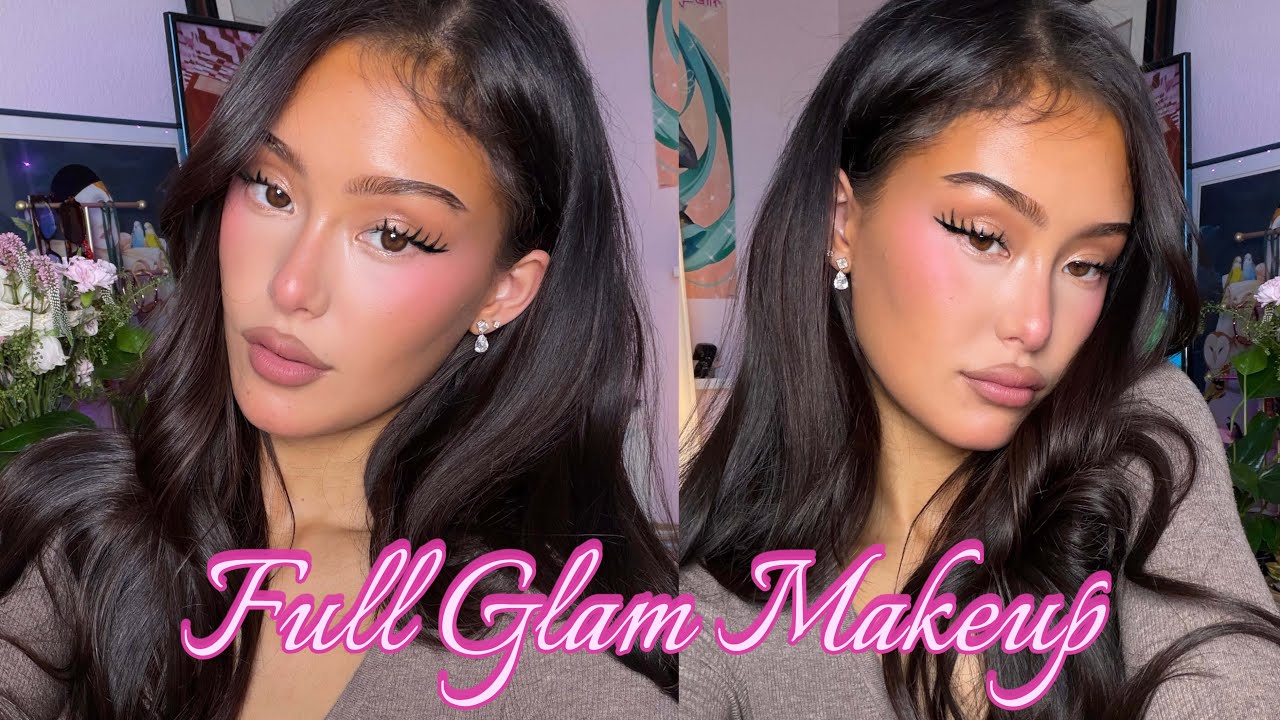 full glam makeup | Katiexyi