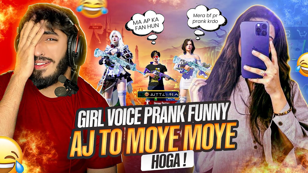Girl Voice Prank Funny Aj To Moye Moye Ho Gya 😜