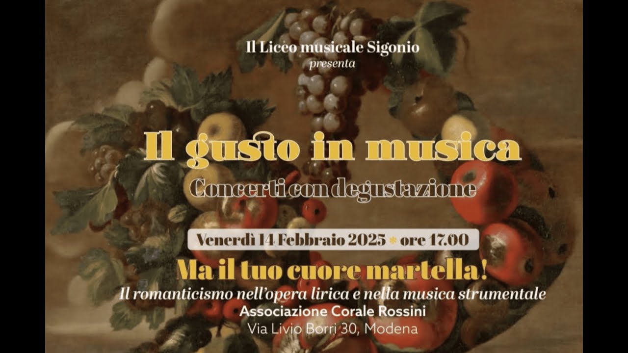Rassegna Il Gusto in Musica - Concerto Romantico - 14 feb 25