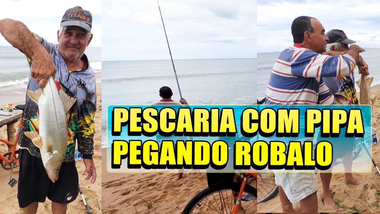 🐟 PESCARIA DE PIPA NA PRAIA I PESCARIA DE ROBALO COM OS AMIGOS 🐟