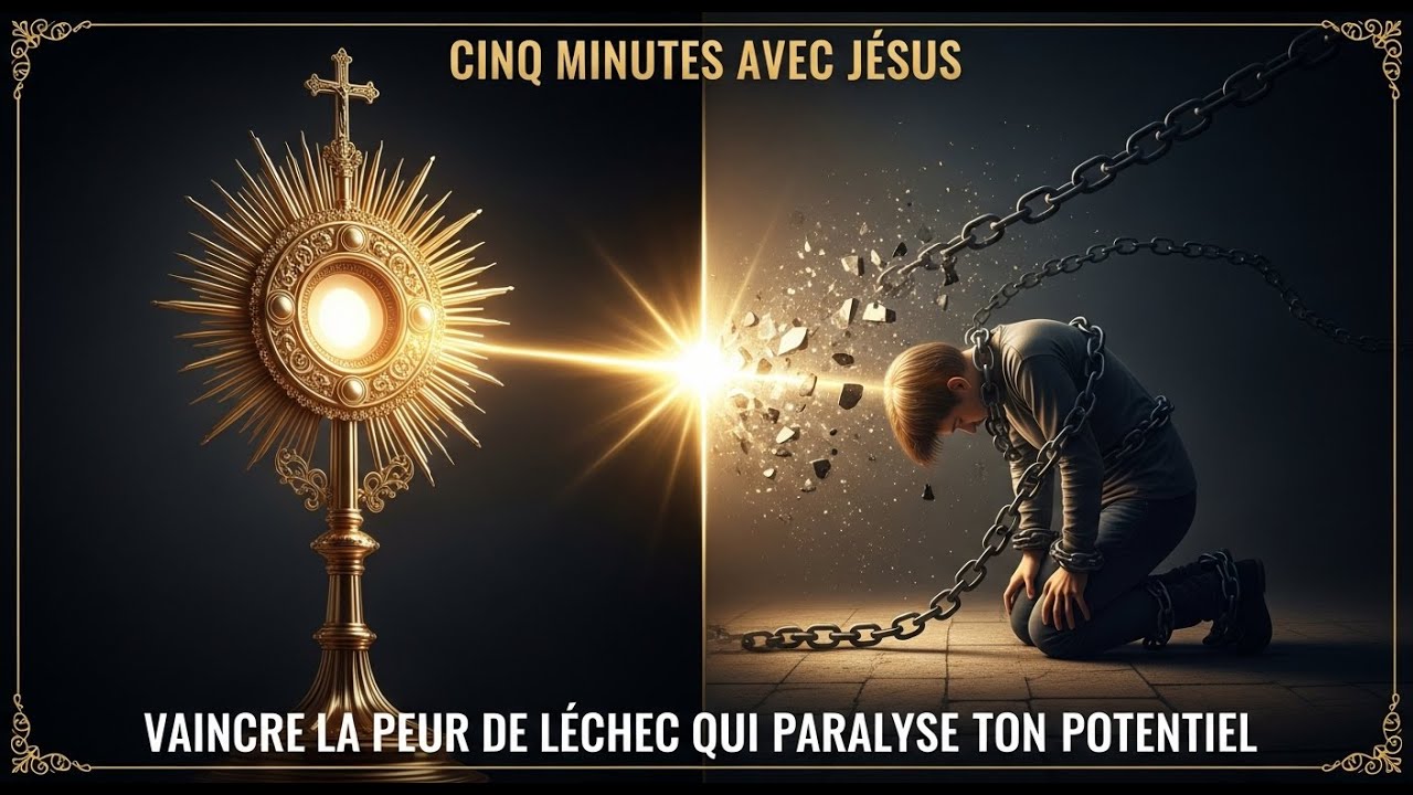 Cinq Minutes avec Jésus au Saint-Sacrement : Vaincre la Peur de l'Échec qui Paralyse ton Potentiel