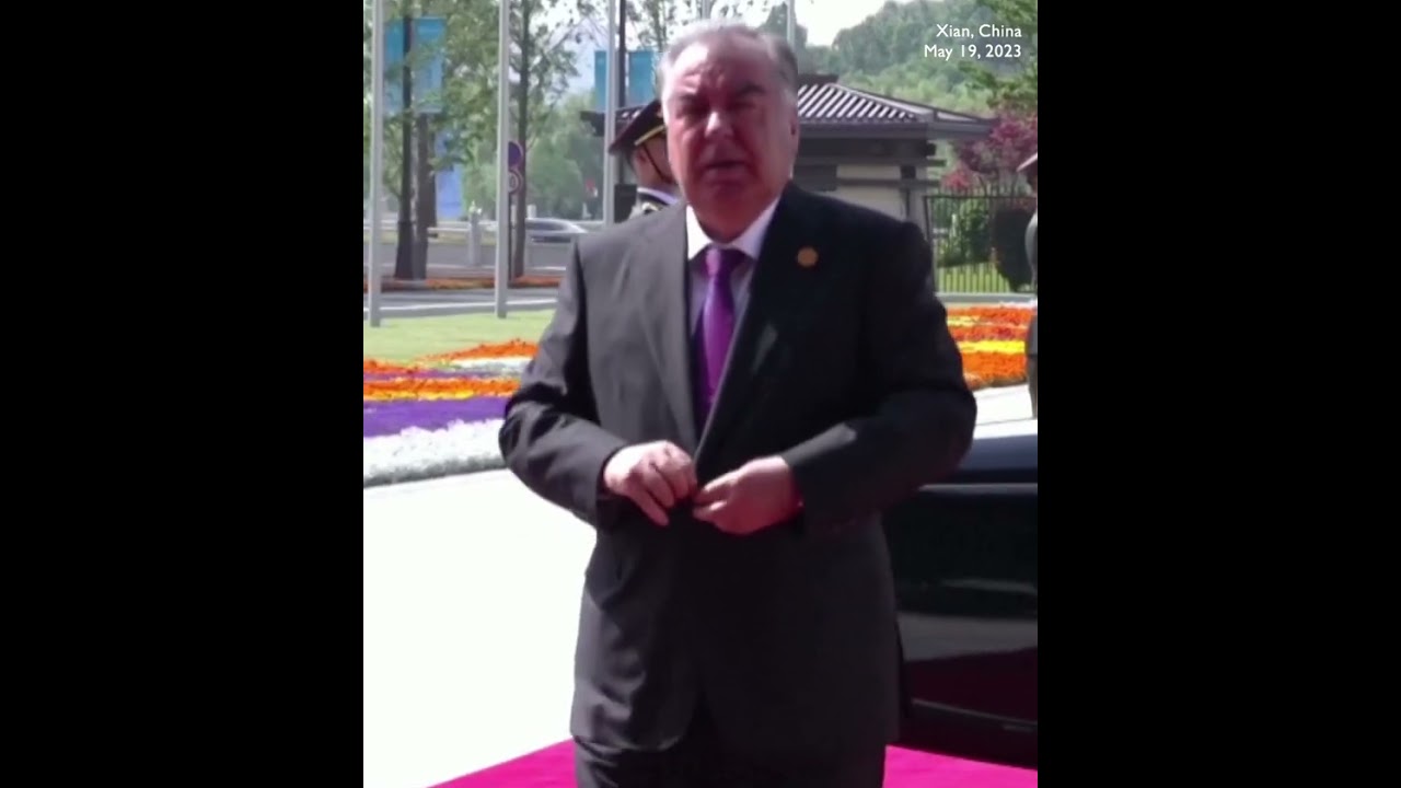 Heads of state arrive for China-Central Asia Summit round-table meeting