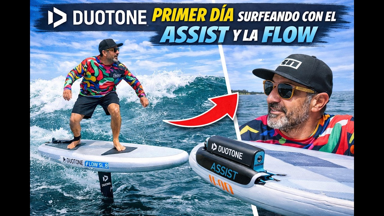 Mi PRIMERA VEZ surfeando con FOIL 🔥 Duotone Foil Assist + Duotone Flow SLS