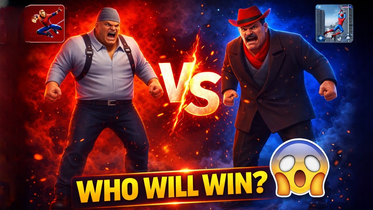 Who Is the Real Kingpin? 😈 Rope Fighting vs Spider Fighter