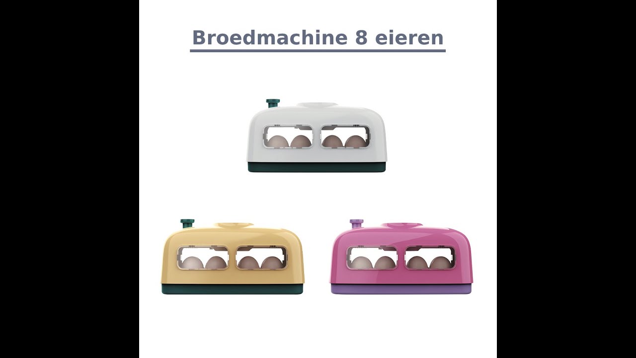Broedmachine 8 eieren