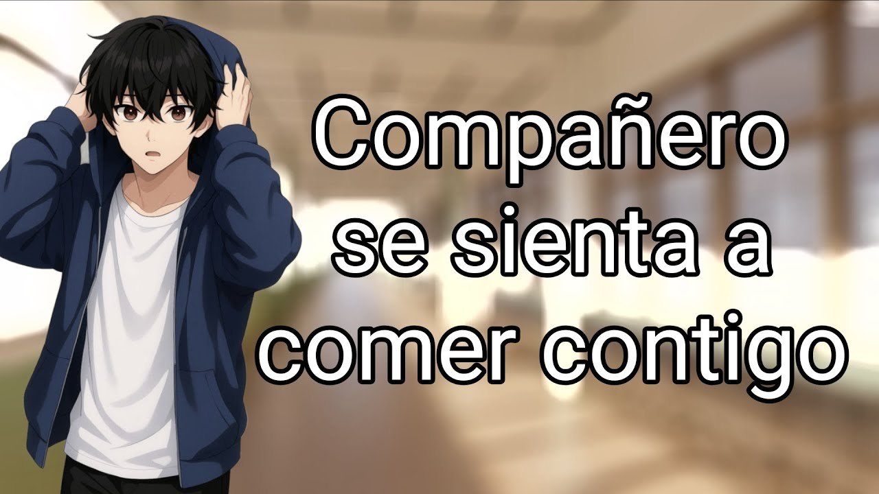 TU COMPAÑERO DE LA ESCUELA TE VE SOLA Y SE SIENTA A COMER CONTIGO / ASMR ROLEPLAY / ASMR EN ESPAÑOL