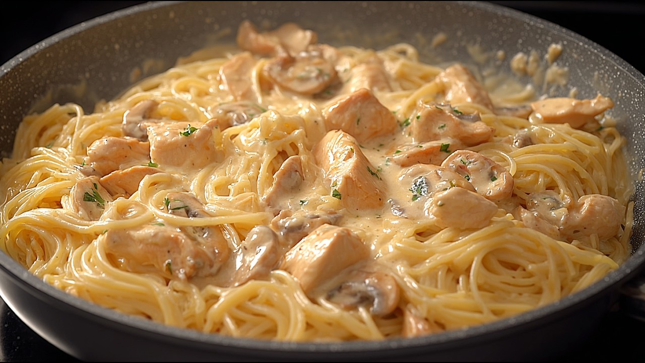 Это так вкусно, что вы захотите готовить это каждый день! Любимый рецепт куриного пасты в моей семье
