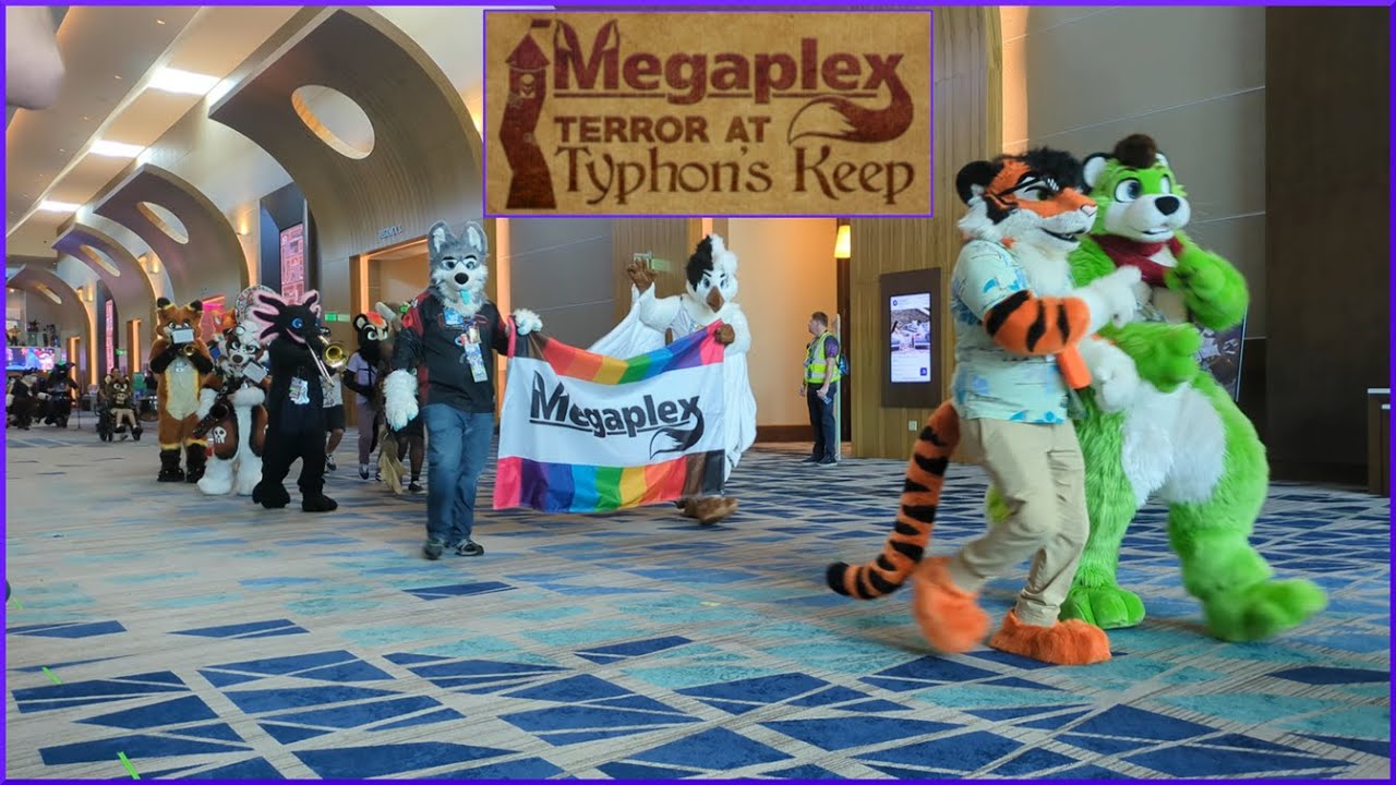 Megaplex 2024 Full Fursuit Parade Furry Convention