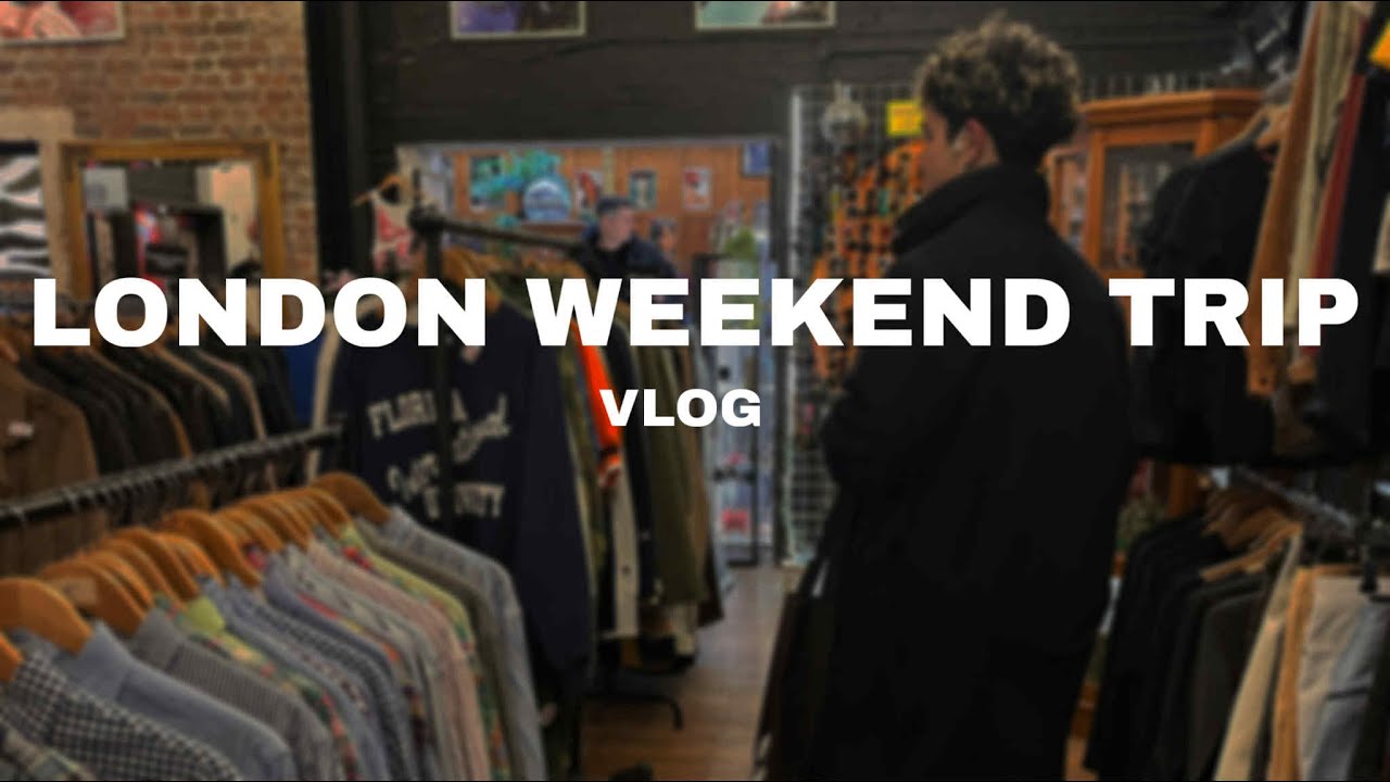 I went on a weekend trip to London (80s burberry coat, The Barbican & Marty Supreme)